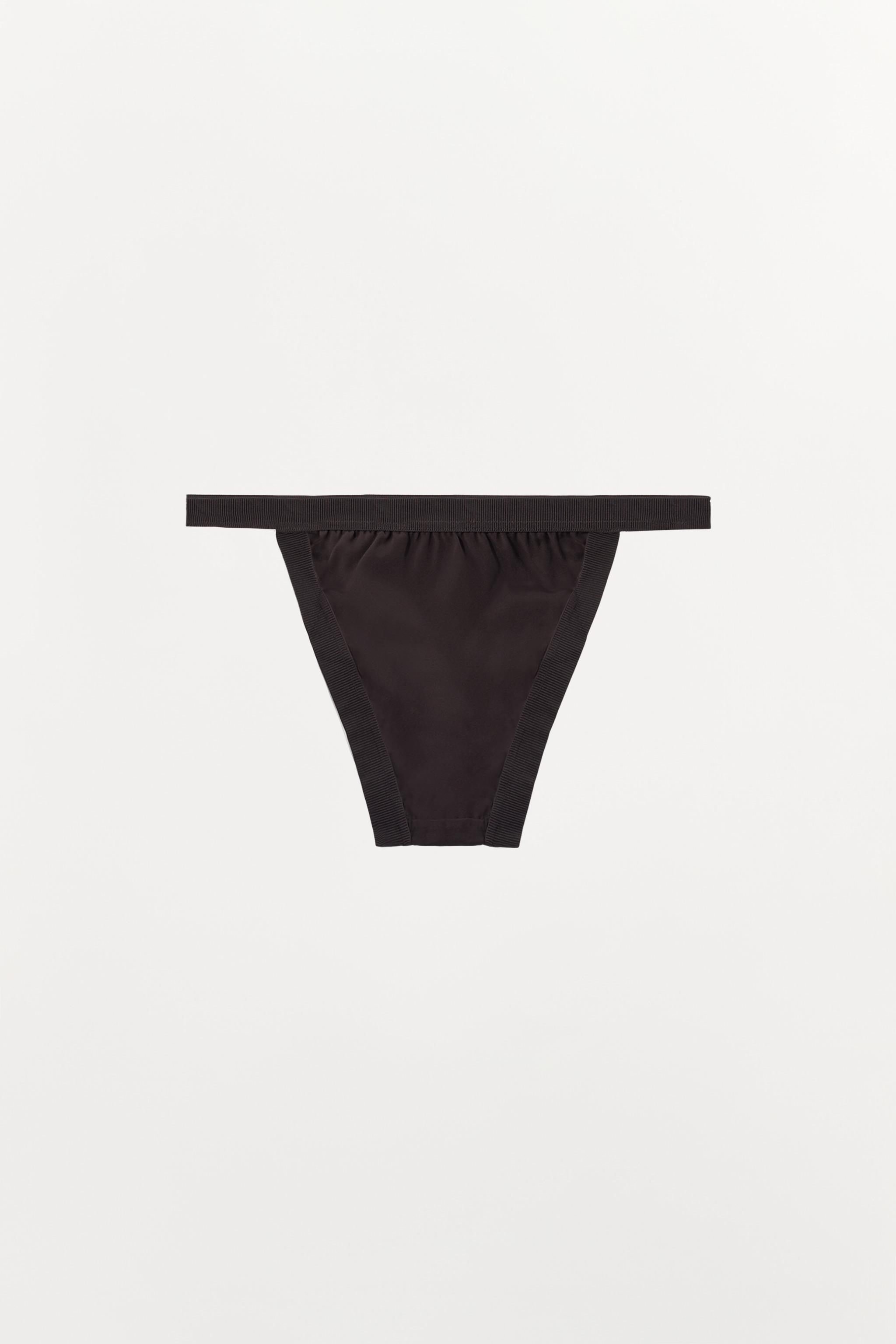 ELASTICIZED SILK BLEND PANTIES